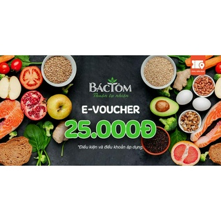 E-Voucher mua hàng tại Bác Tôm Hà Nội trị giá 25.000đ