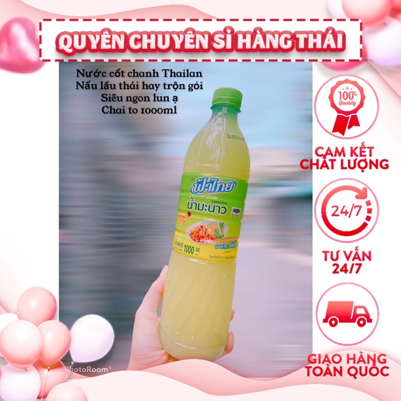 Chai nước cốt chanh 1000ml thái lan