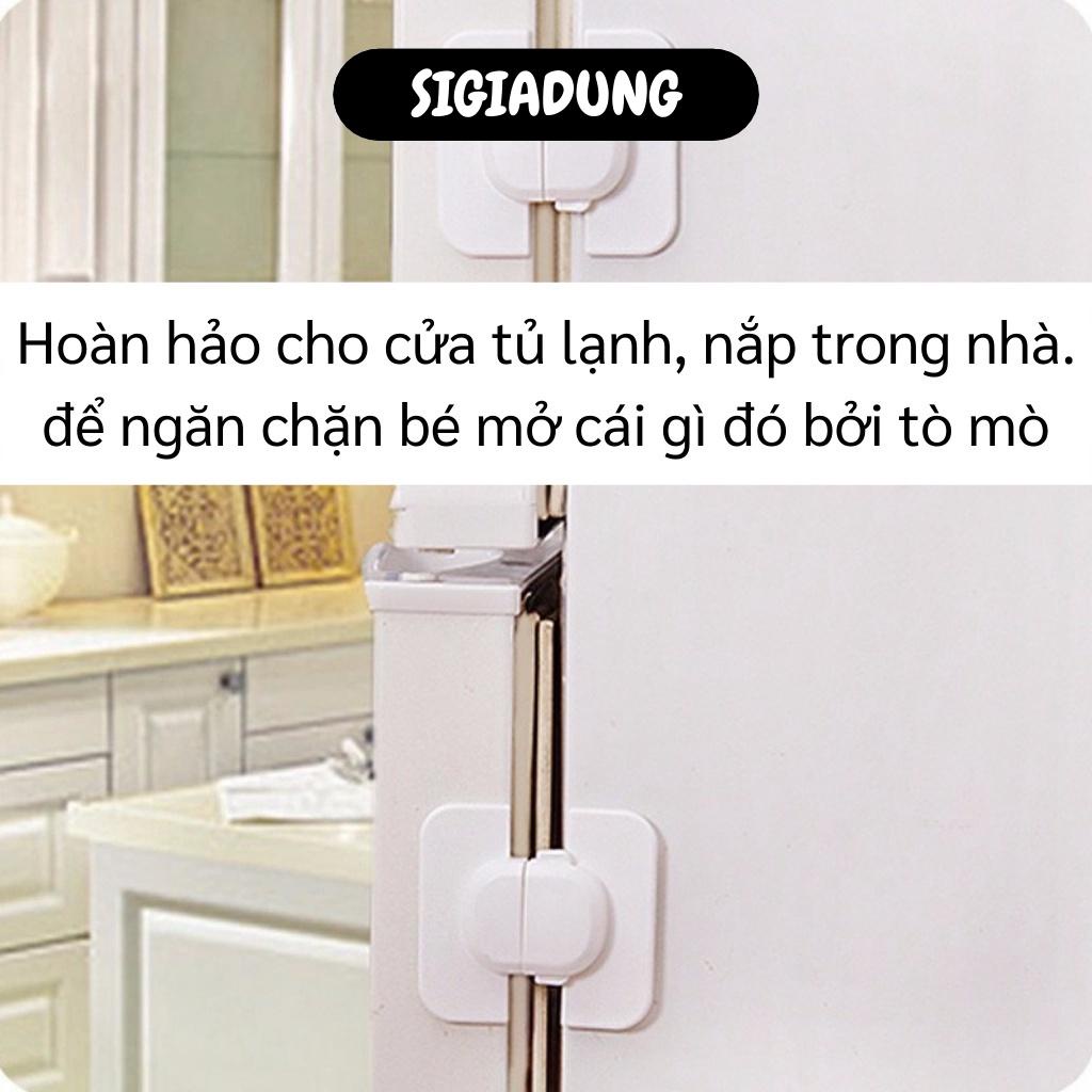 [SGD] Khóa Tủ Lạnh - Dụng Cụ Khóa Tủ Làm Việc, Ngăn Kéo Giữ An Toàn Cho Bé 9872