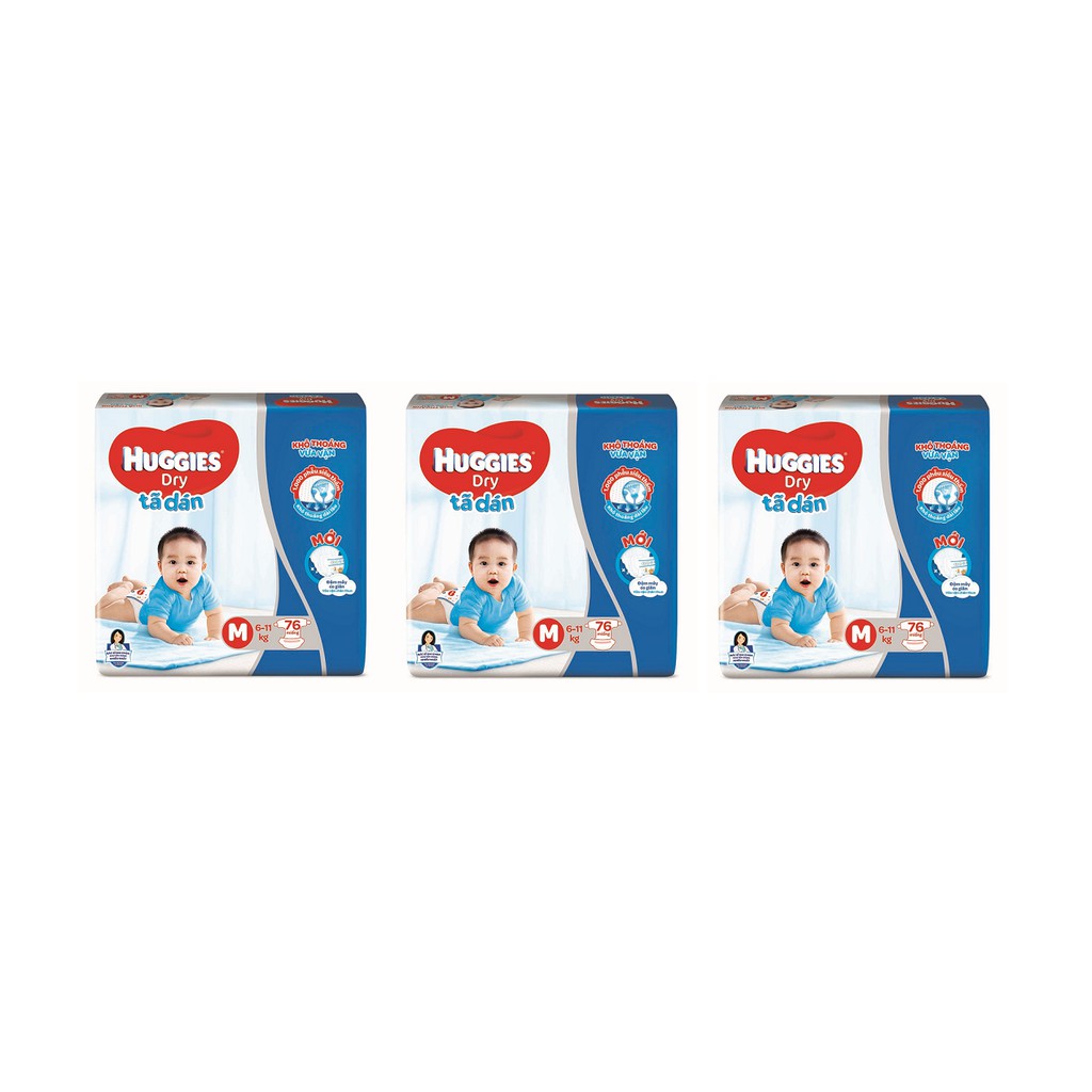 Tã - bỉm dán Huggies M76 (5-10kg) (BTG-254)