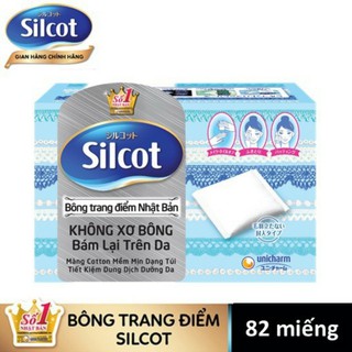 Bông trang điểm ( Bông tẩy trang ) cao cấp Silcot Premium
