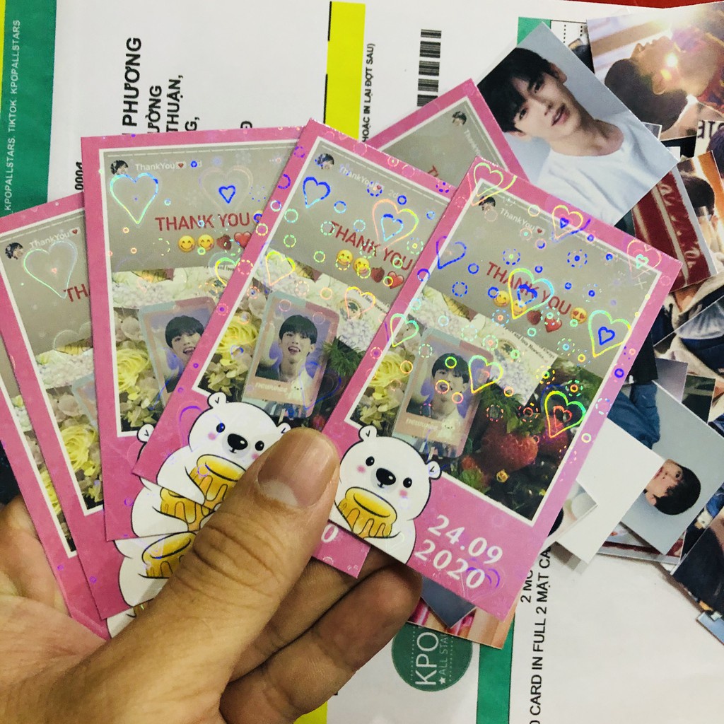 10 CARD IN 2 MẶT - CÁN HIỆU ỨNG HOLOGRAM
