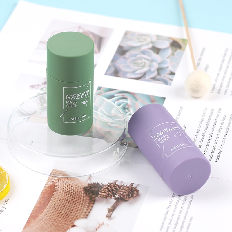 Loại bỏ mụn đầu đen Mặt nạ làm sạch Purifying Clay Stick Facial Mask Oil Control Solid Deep Cleansing Mặt nạ dưỡng ẩm mà