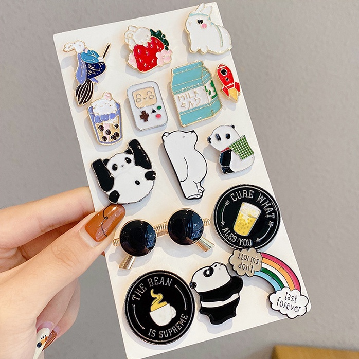 Ghim cài áo hình hoạt hình phong cách Nhật Bản 2021