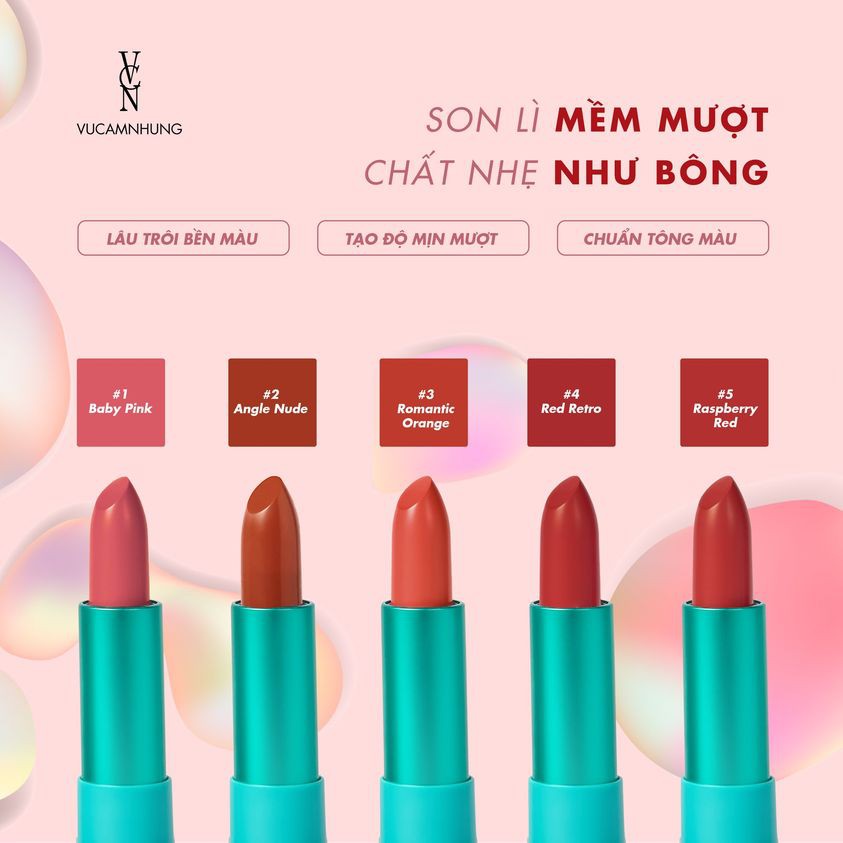 Son lì trang điểm VCN - Matte Lipstick