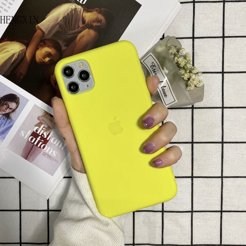 Ốp Điện Thoại Silicon Dẻo Huỳnh Quang Chống Rơi Cho iPhone11 Xs Max XR SE I8 I7 Plus | BigBuy360 - bigbuy360.vn