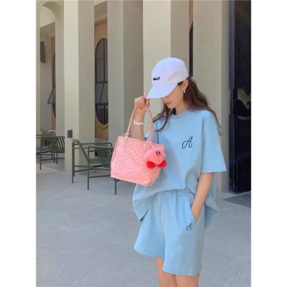 [HCM] Set bộ nữ, set đùi áo thun from rộng 60kg hoạ tiết teen chất cotton co dãn mịn mát SKUS-111