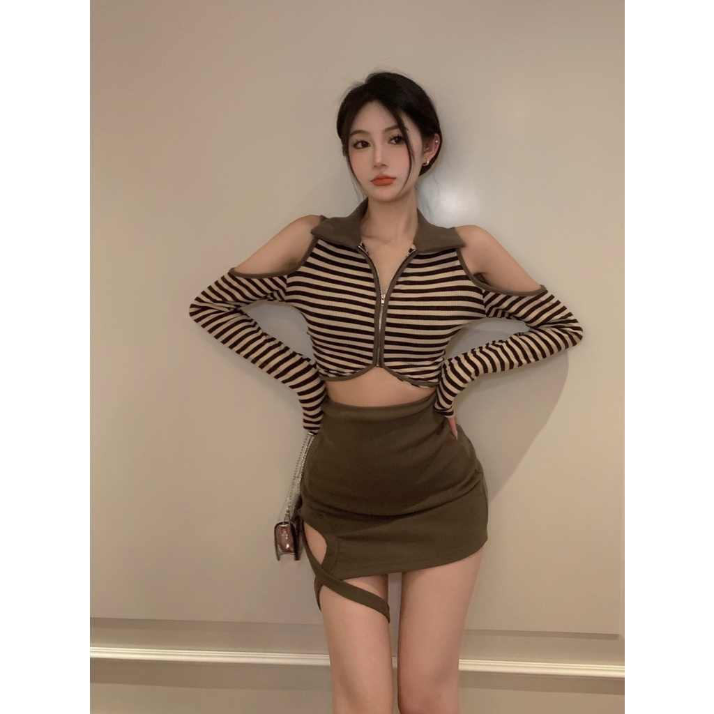 NRVP Áo Sweater Nữ Dài Tay Phong Cách Hàn Quốc 2023