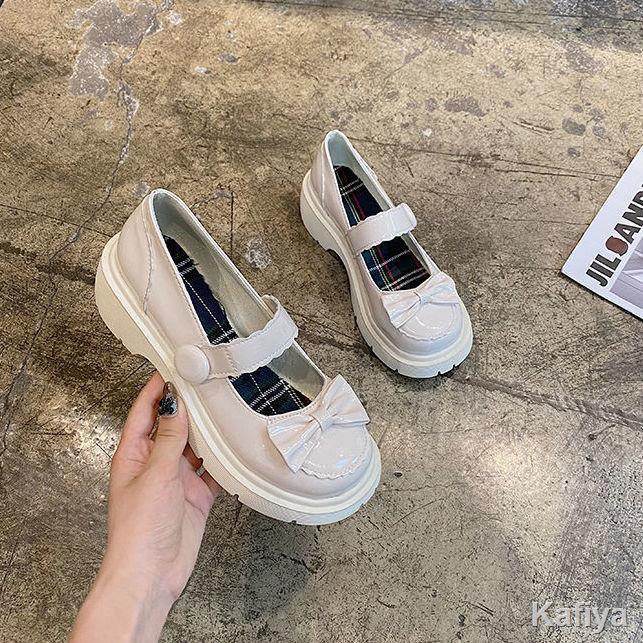 jk giày da nhỏ nữ Nhật Bản dễ thương đầu tròn học sinh lolita Lolita công chúa loli giày đế dày giày ngón chân cái | BigBuy360 - bigbuy360.vn