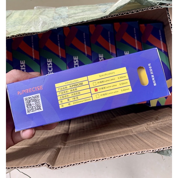 DÂY NÁ CAO SU thun bộ precise 0.55 cột sẵn 14cm-15cm-16cm-17cm