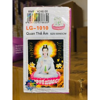 Tranh đính đá Phật Quan Âm Lg1010(50x65) chưa đính