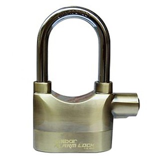 Ổ Khóa Báo Động Kinbar Đồng Càng Dài Có Tem Bộ Công An (Chính Hãng) 3.9