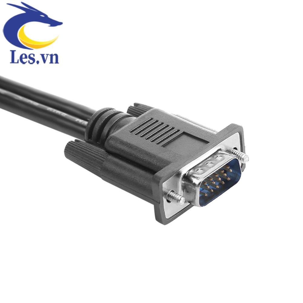 Cáp Chia Cổng VGA 15 Pin Thành 2 Cổng Female Hình Chữ Y Cho PC TV
