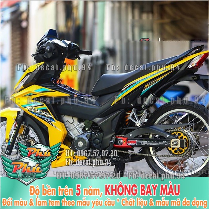 Tem rời Winner GTR Vàng đen (P) -1