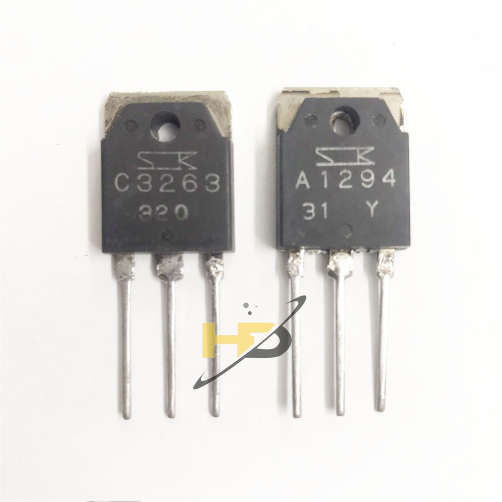Cặp Tranzito Âm Thanh A1294 Và C3263 Hàng Tháo Máy, Cặp Sò 15A 230V Dùng Trong Amply Chân Nguyên Zin