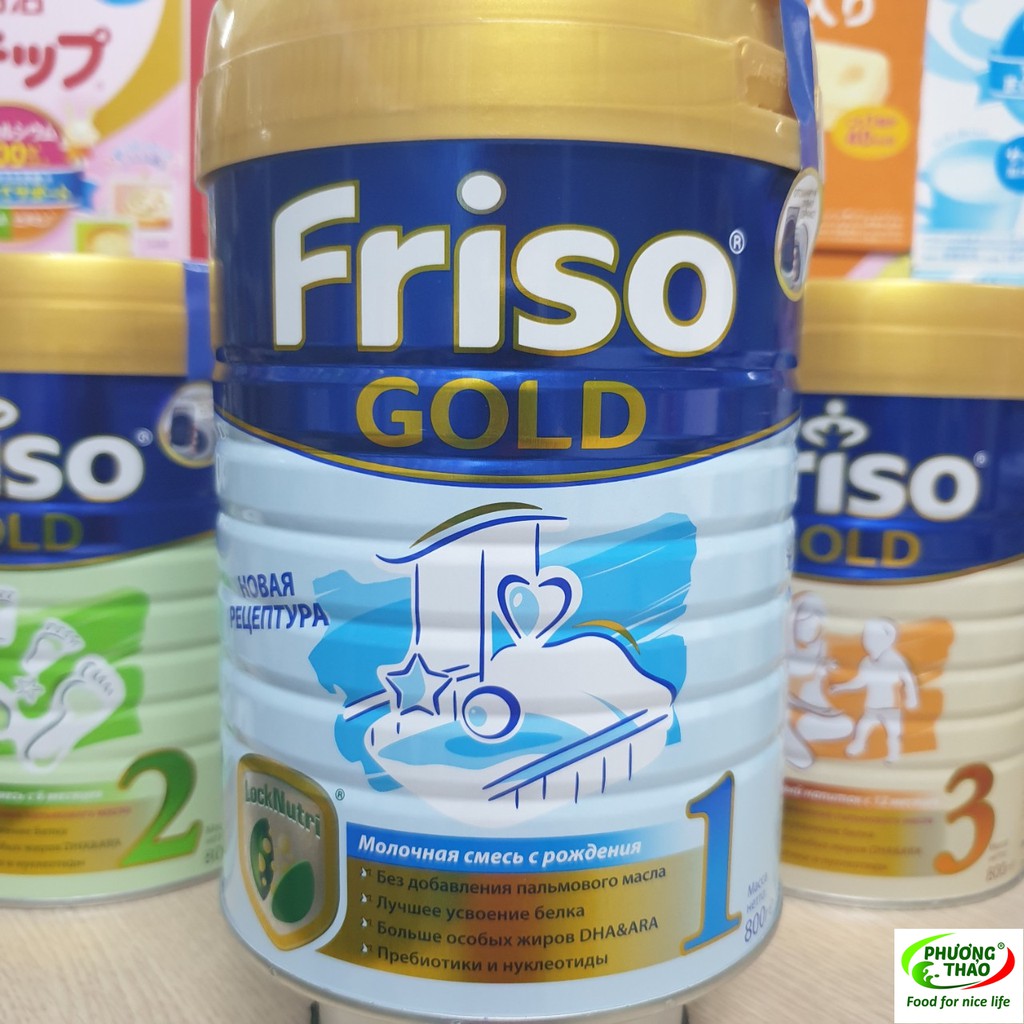 Sữa Friso Nga Số 1, 2 Và 3, Loại 800g, Hàng Chuẩn, Giá Tốt Date 2022