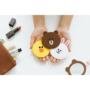 Gương silicon cao cấp G17 Gương gấu brown gương thỏ cony gương vịt sally