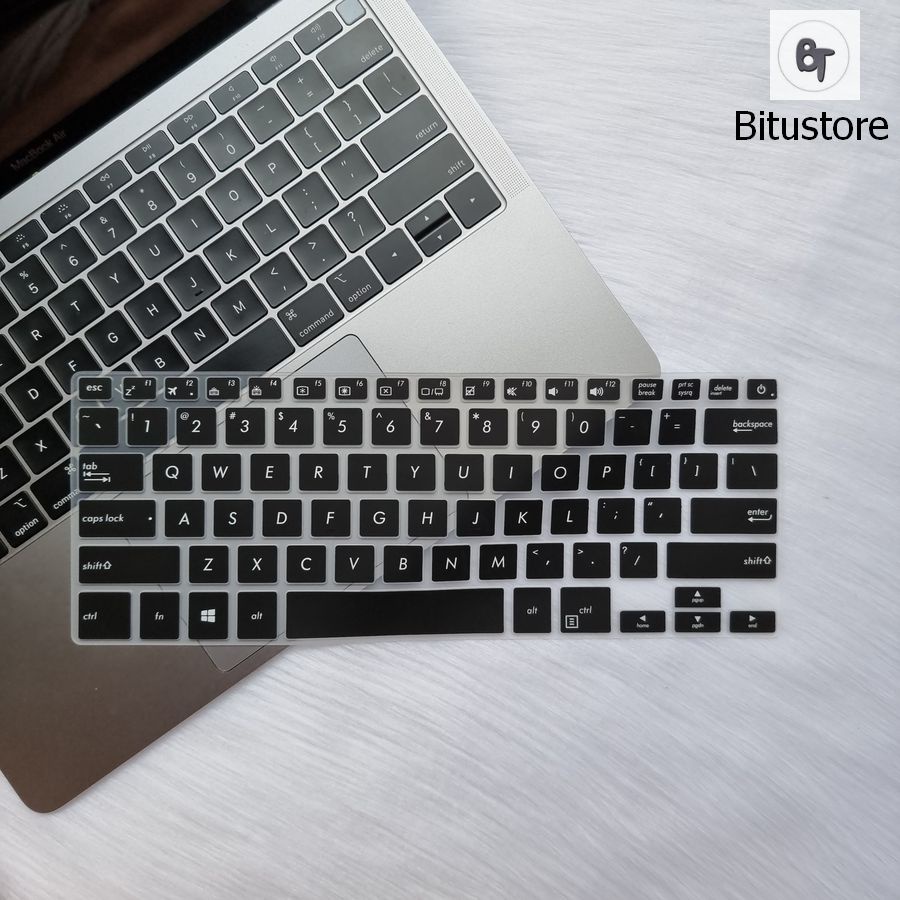 Ốp silicon bảo vệ bàn phím laptop Asus Zenbook Flip UX461U khỏi bụi bẩn, nước.