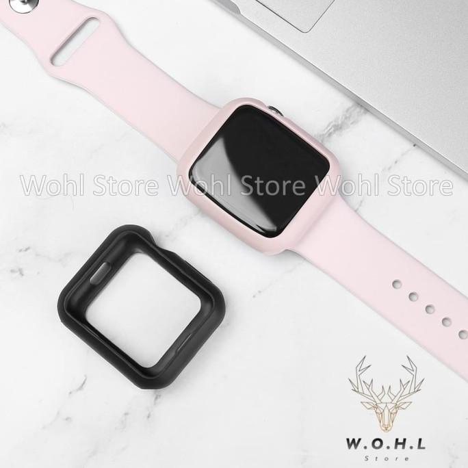 Dây đeo Silicone mềm cho đồng hồ thông minh APPLE WATCH SERIES 3 42MM 38MM - đỏ, 44mm