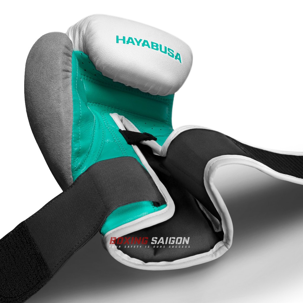 Găng tay Boxing Hayabusa T3 - White/Teal