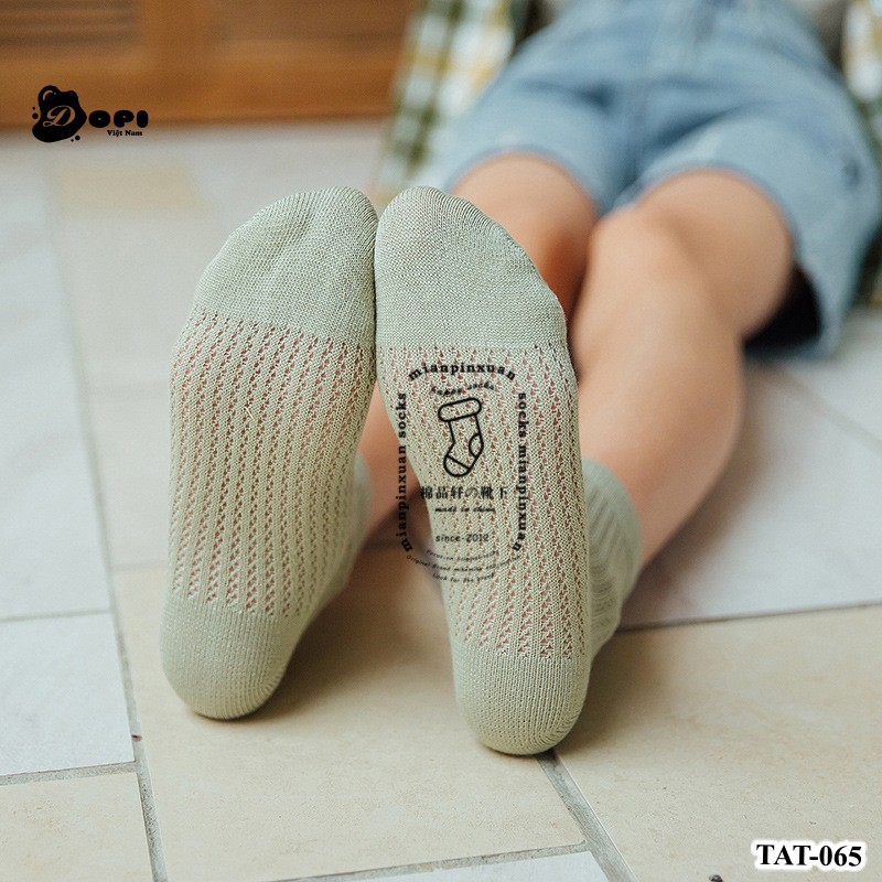 Tất nữ cao cổ vớ nữ cao cổ Cheemy khử mùi kháng khuẩn chống hôi chân TAT-065