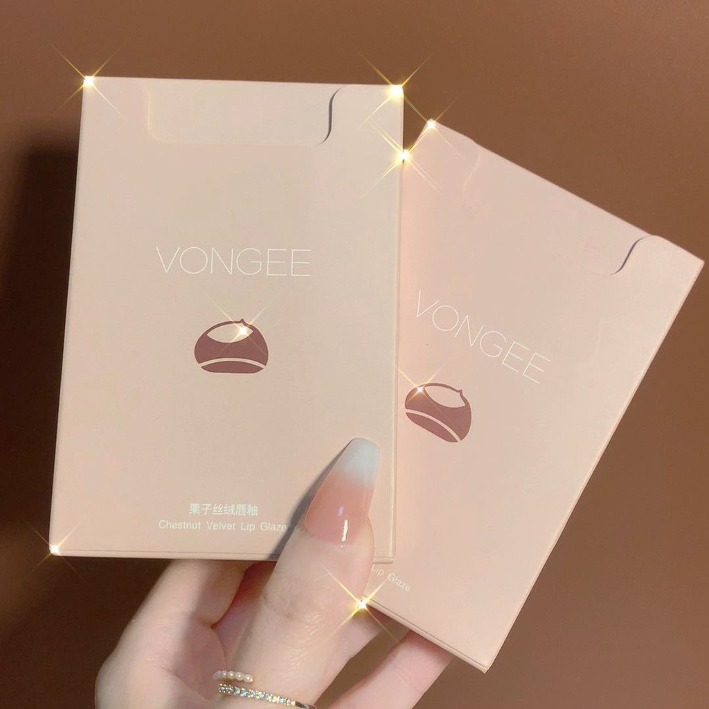 [Hàng mới về] Set 5 Son Môi Von Gee Màu Sắc Nhung Mịn Bền Màu Lâu Trôi