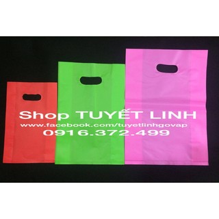 Túi  xốp màu trơn dầy và đẹp :40k