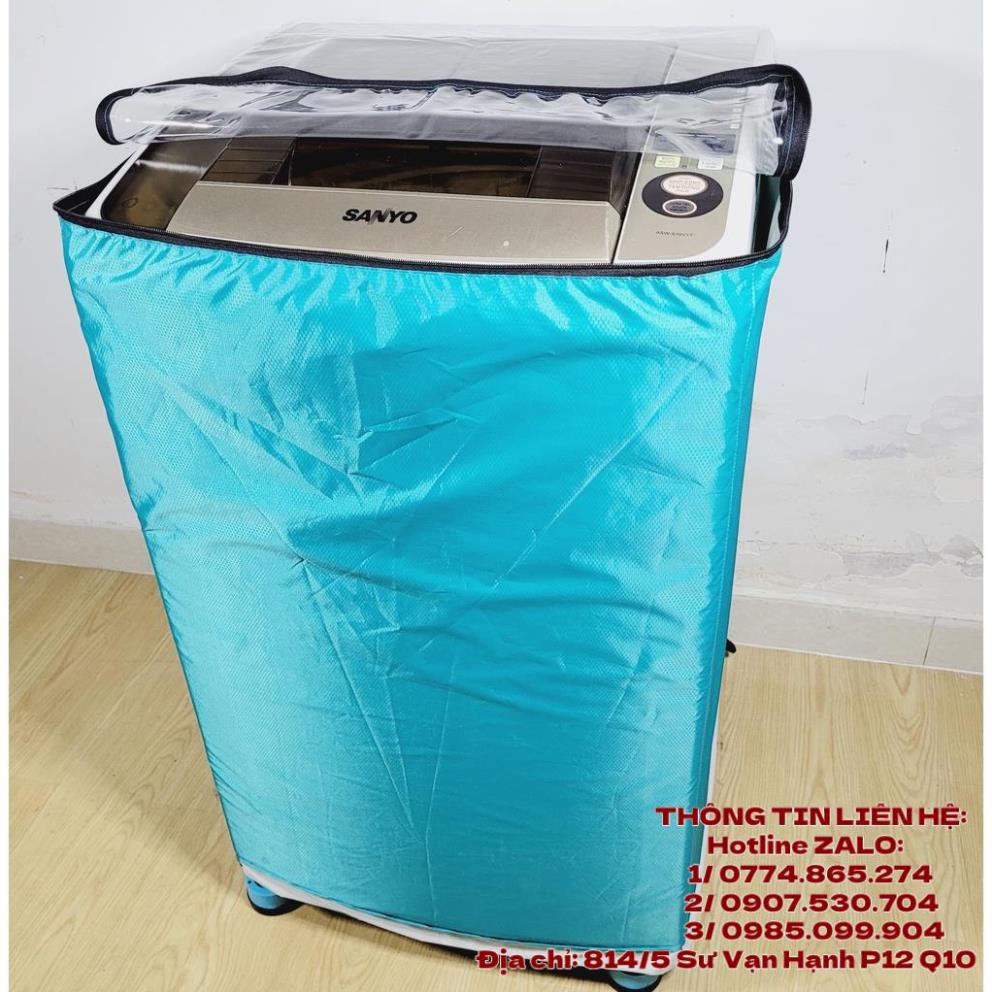 Áo trùm vệ sinh - Bạt Hứng Nước Túi Rửa Máy Lạnh Điều Hoà - Áo trùm Bảo Vệ Túi Bọc Máy Giặt Cao Cấp Vải Tổ Ong