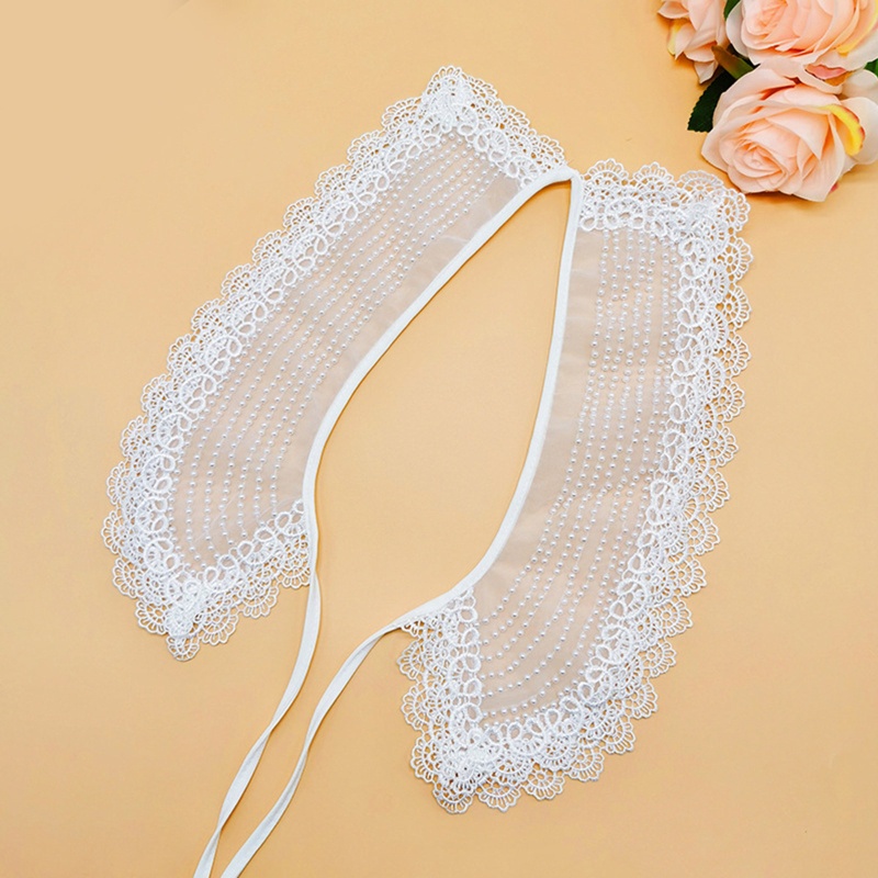 Cổ Áo Giả Thêu Ren Dễ Tháo Rời Thời Trang Cho Nữ