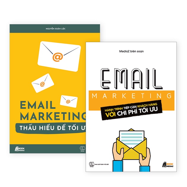 Sách - Combo Email marketing - Hành trình tiếp cận khách hàng với chi phí tối ưu và Thấu hiểu để tối ưu