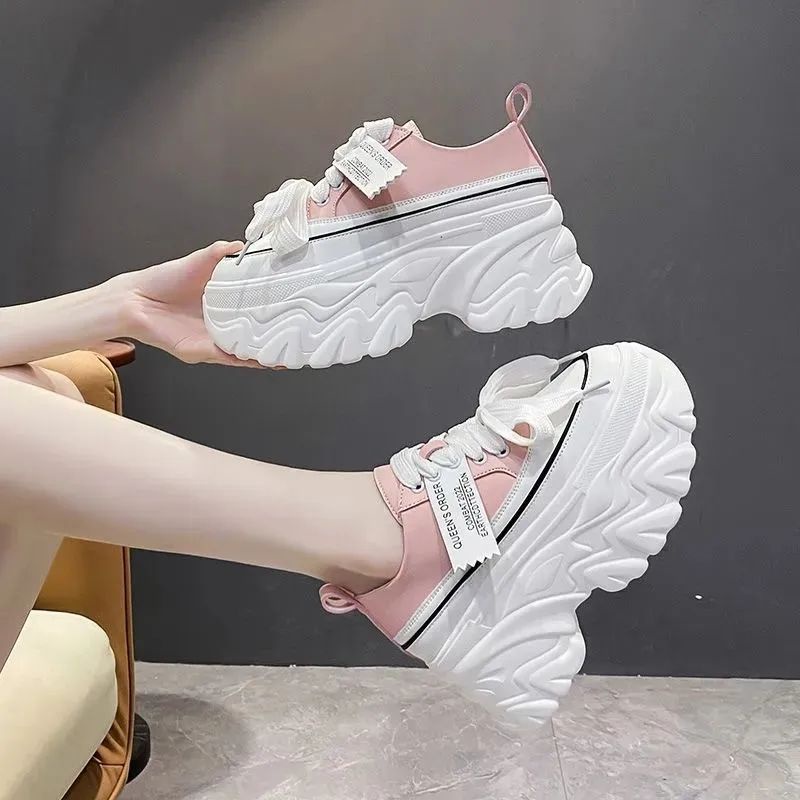 Giày Da xes Ladyladies Tăng Chiều Cao Thời Trang Mùa Thu 2022