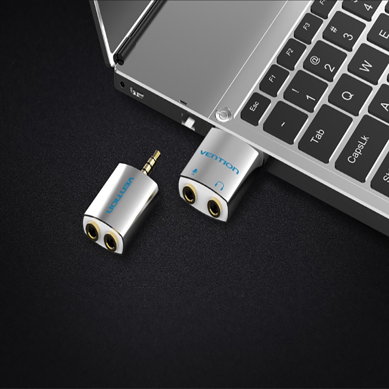 Vention Dây Cáp Chia Cổng 3.5mm Chuyên Dụng Cho Tai Nghe