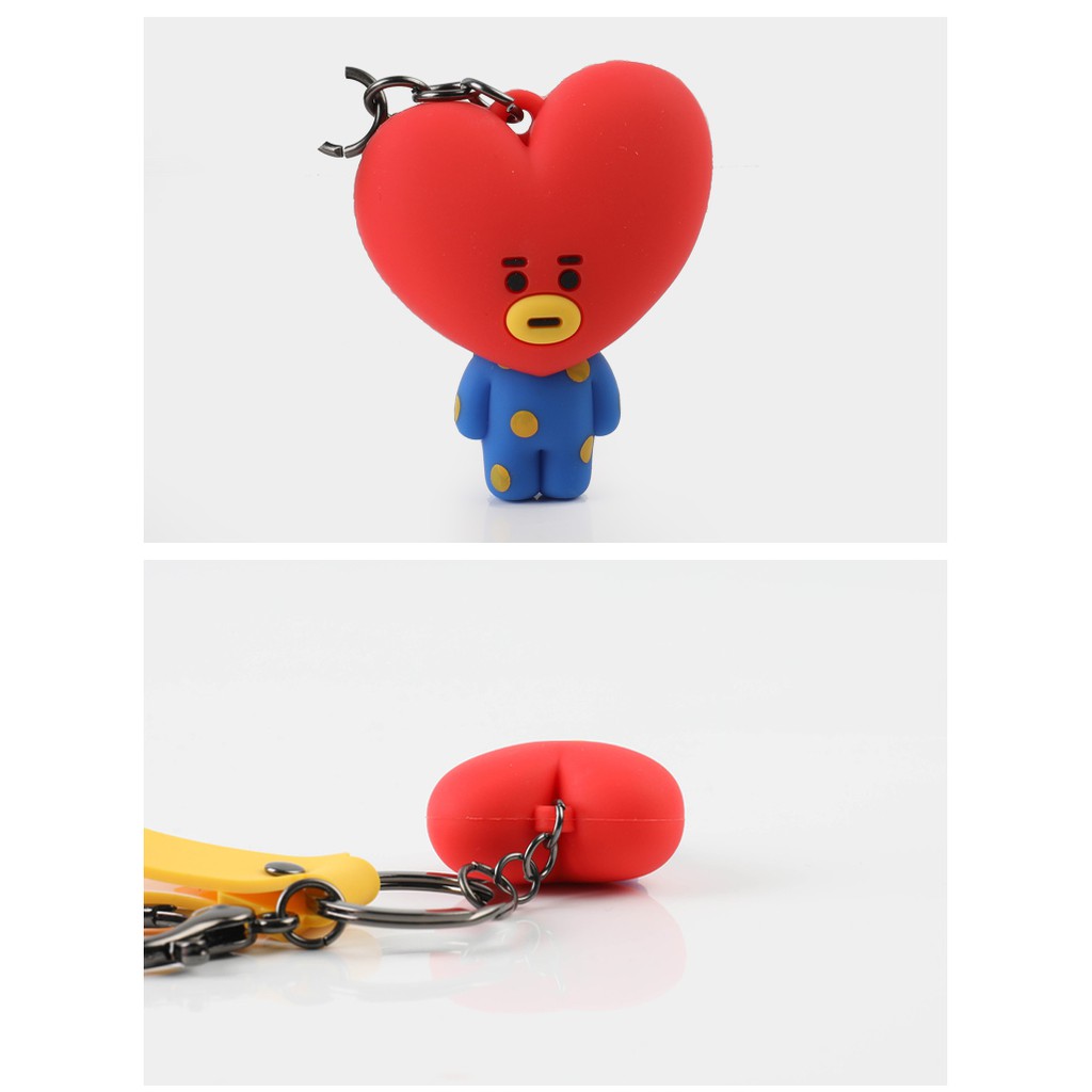 Set 3 Móc Khóa BTS Hot Trend,  Bộ Sưu Tập Móc Khoa Nhân Vật BT21