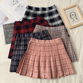 ✅Chân Váy Tennis Caro BigSize Xếp Ly Họa Tiết Kẻ Sọc Có Quần Lót Trong Korean Style [HÌNH THẬT]