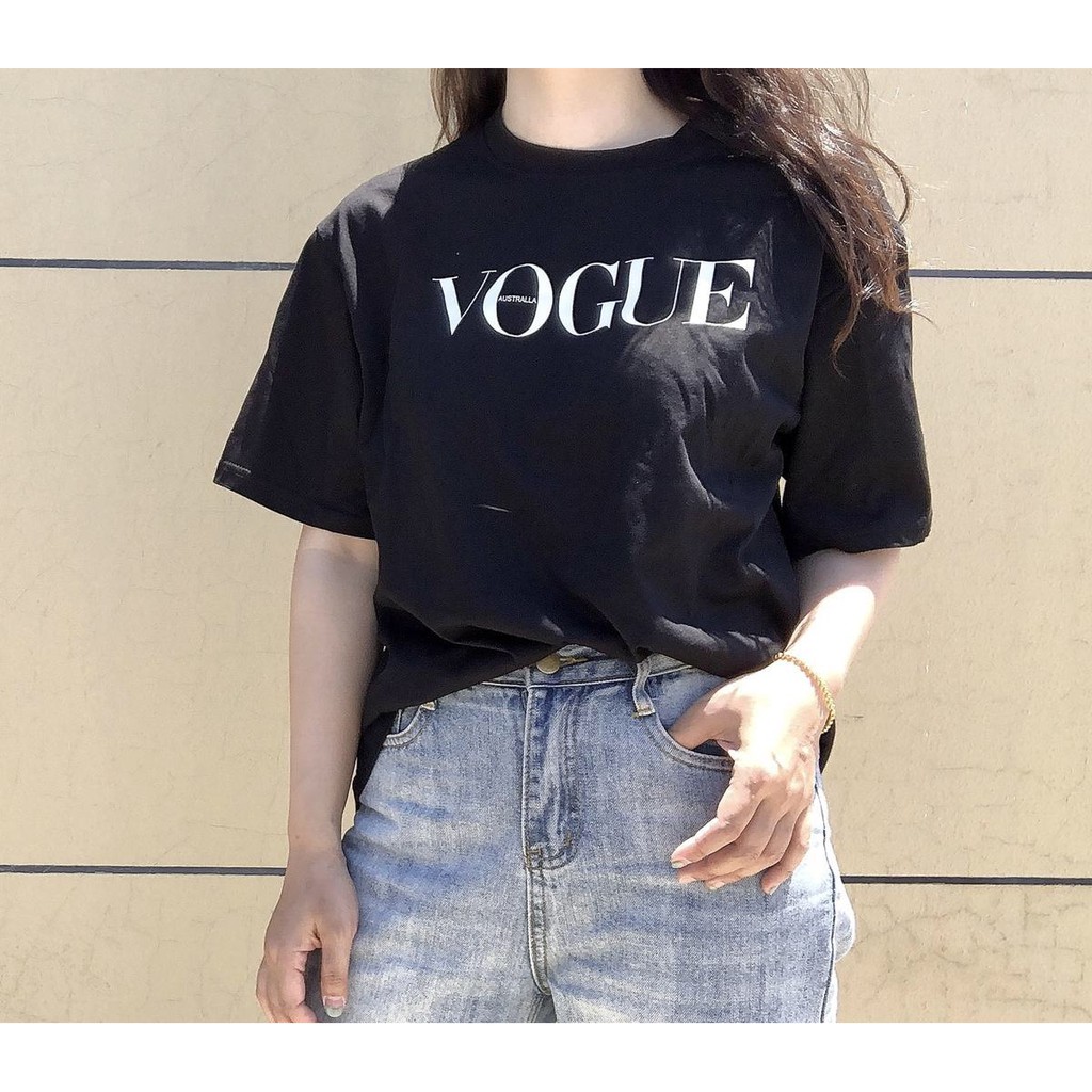Áo Thun Vogue form rộng tay lỡ