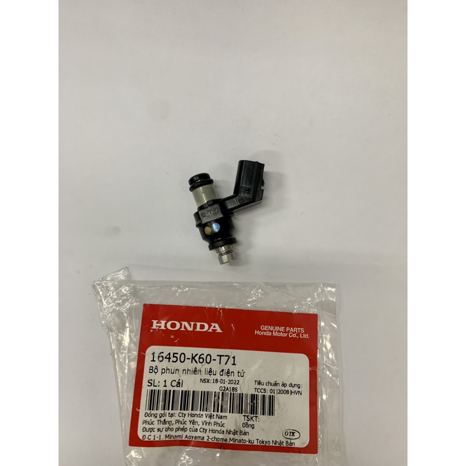 Kim phun xăng chính hãng honđa AB 125, Lead 125, SH mode, Vario 125, PCX 125 - 16450K60T71