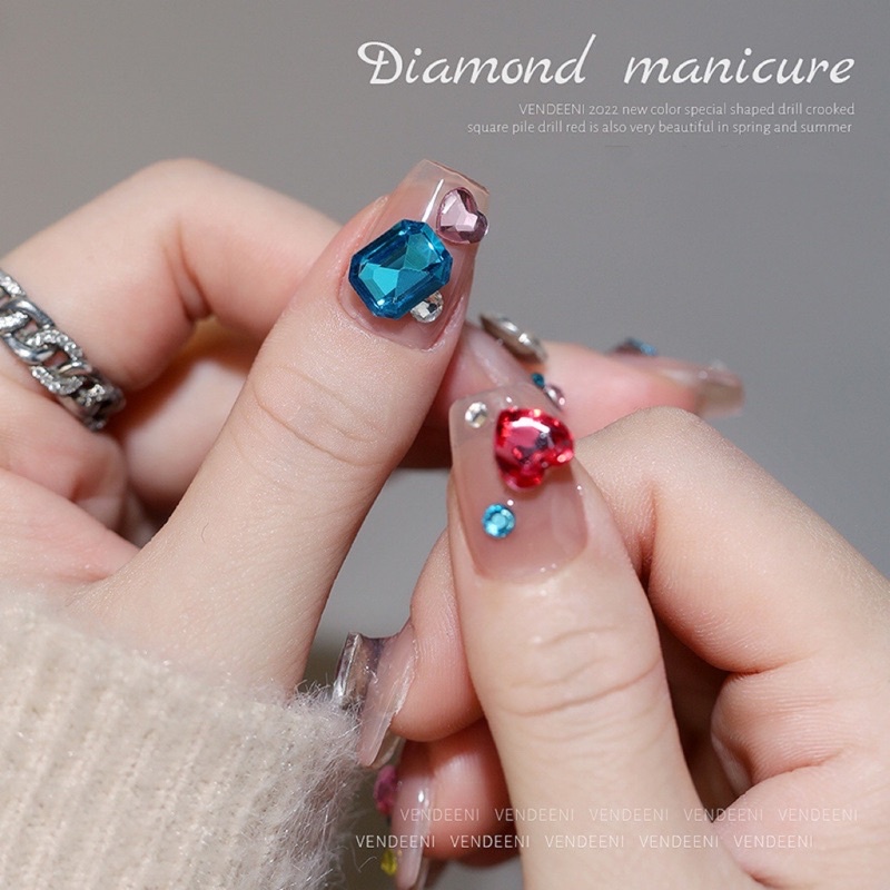 Hũ charm đá khối siêu sáng ,hàng cao cấp trang trí móng