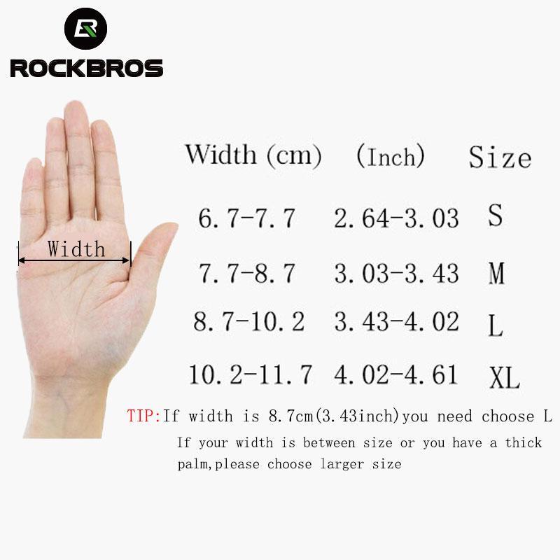 ROCKBROS Găng Tay Thể Thao Hở Ngón Thoáng Khí Chống Sốc Cho Nam Nữ