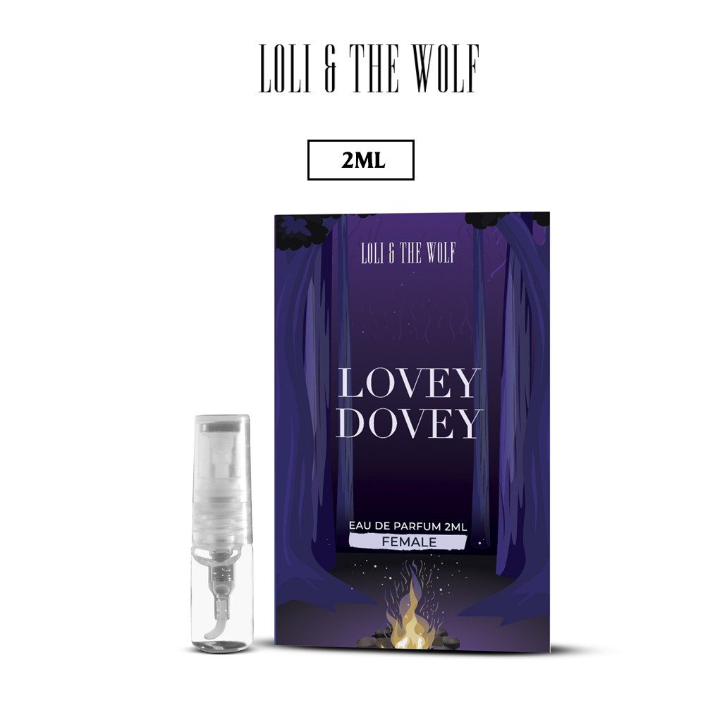 Nước hoa nữ thơm lâu chính hãng Lovey Dovey Eau De Parfum chai 2ml nhỏ gọn - LOLI & THE WOLF