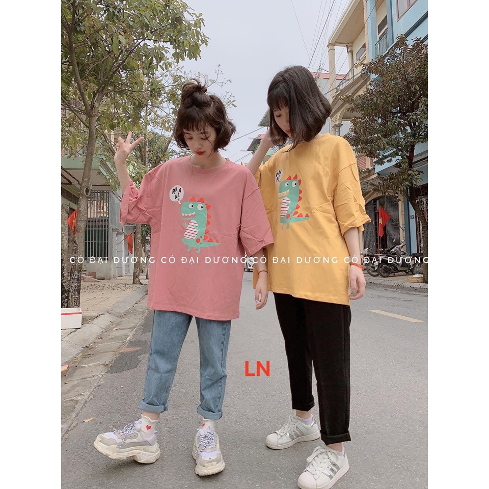 Áo phông khủng long xám siêu rẻ