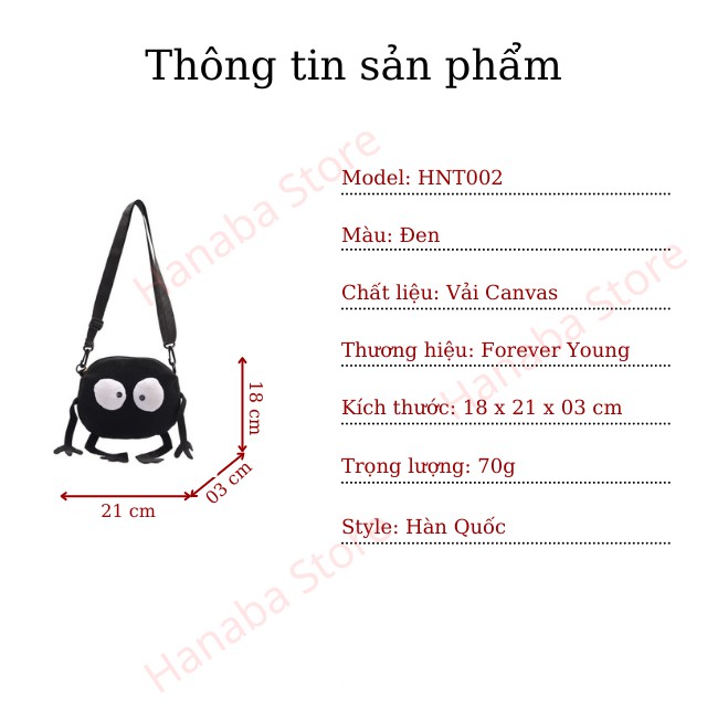 Túi Xách Nữ Đeo Chéo Mini Nhỏ Gọn Đẹp Dễ Thương Cute- Hanaba Store- HNT002