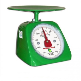 Cân nhựa đồng hồ nhơn hòa 2kg độ chia 10g. hàng chính hãng. iso9001