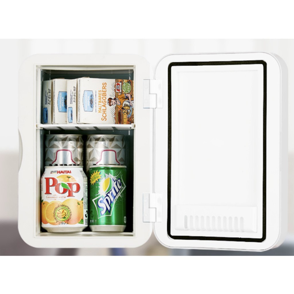 Tủ lạnh mini cao cấp chuyên dùng cho ô tô, xe hơi, gia đình thương hiệu Amoi 8L