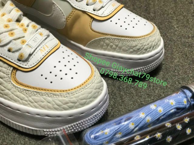 Giày Nike Air Force 1 Shadow Aura CK3172-002  Limited Hoa Cúc Women Authentic [Chính Hãng - FullBox - Full Phụ Kiện]