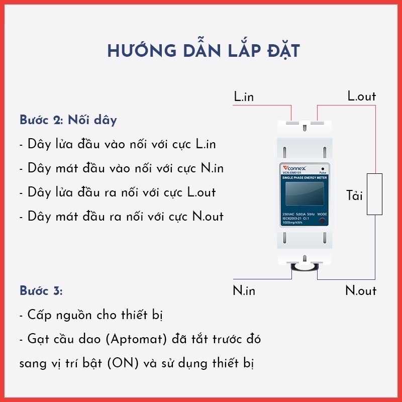 Công Tơ Điện Tử Thông Minh Vconnex,theo dõi điện ,kết nối wifi, quản lý tiền điện,tiết kiệm điện năng- Vconnex KHánh Hoà