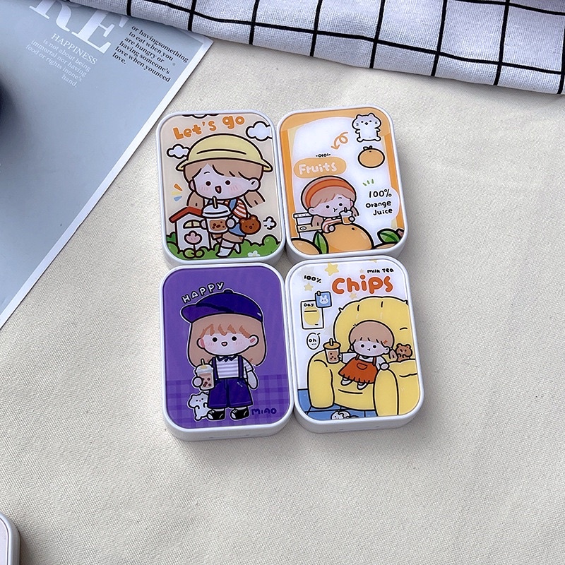 khay đôi dựng Lens nhóc kute