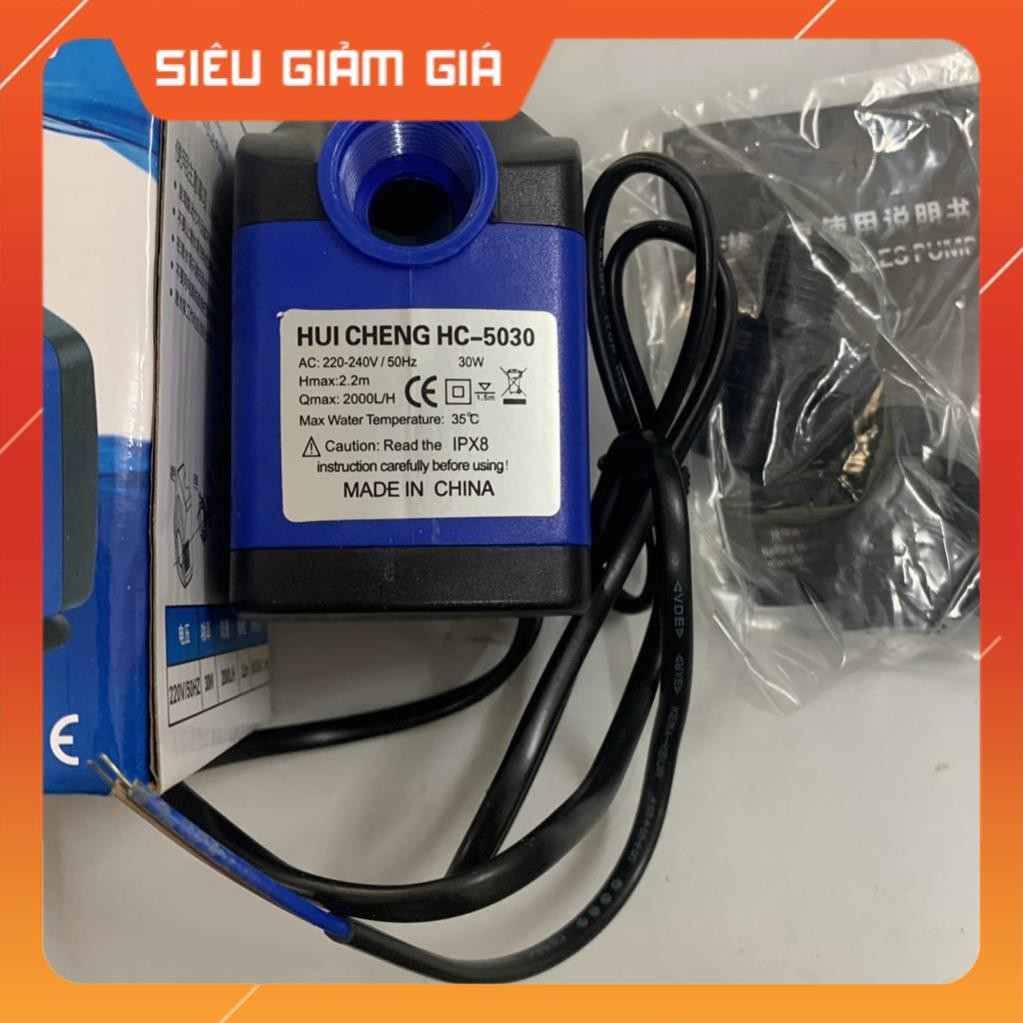Bơm 30w bơm cao 2,2m Vỏ Xanh Loại Đẹp Chống Mùi Chống Ố Cách Điện Loại đẹp - Giá tốt nhất