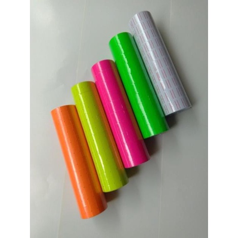 Băng keo dán giá tiền dùng cho máy bấm giá | Đủ màu