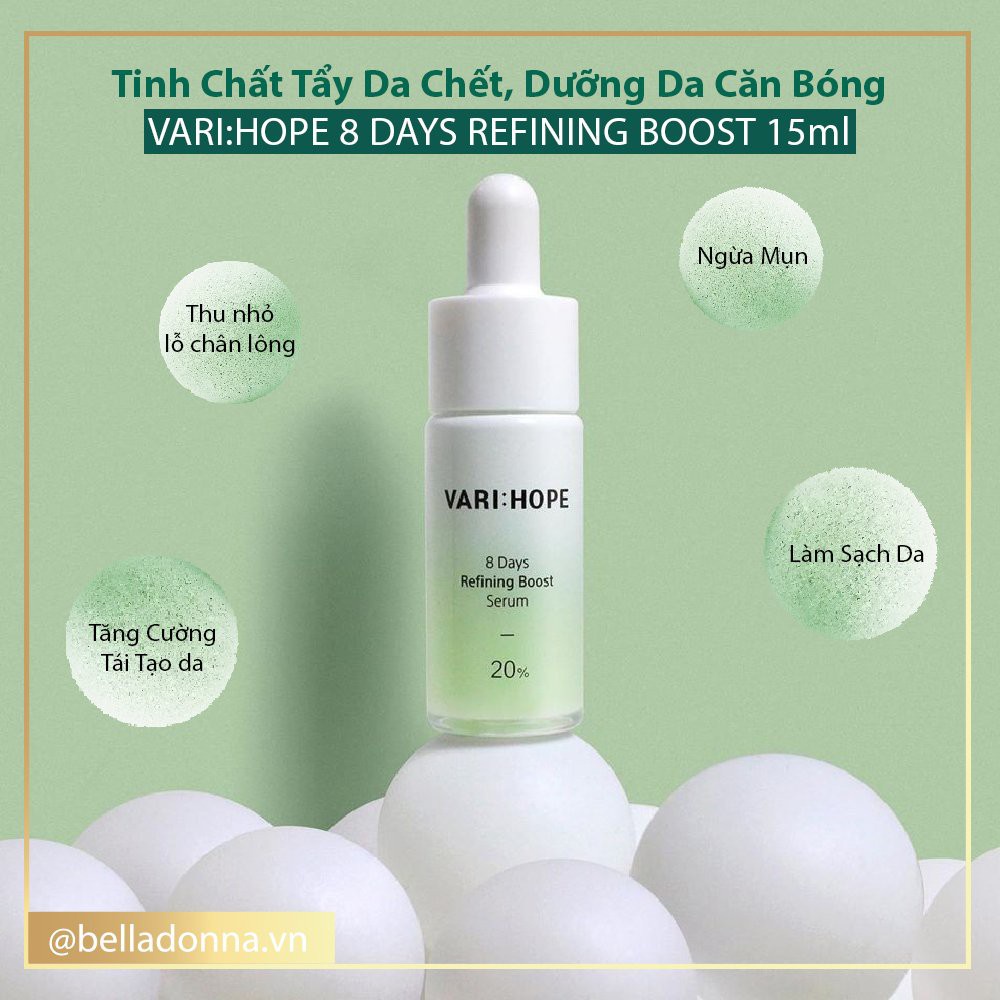 Tinh chất dưỡng da Vari Hope Vitamin C AHA BHA PHA chính hãng Hàn Quốc