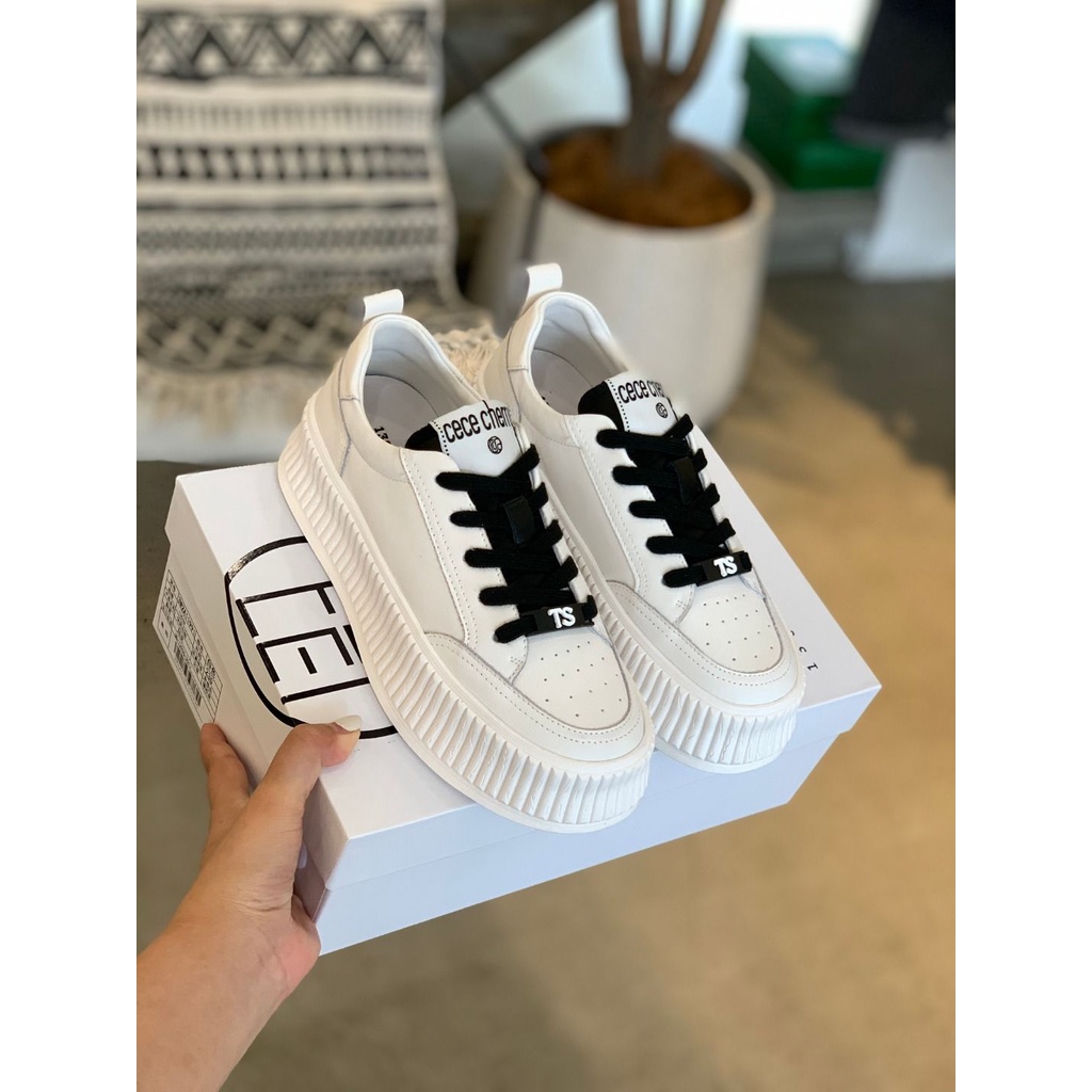 Giày Thể Thao Đế Dày Màu Trắng Dễ Phối Đồ Hợp Thời Trang Cho Nữ